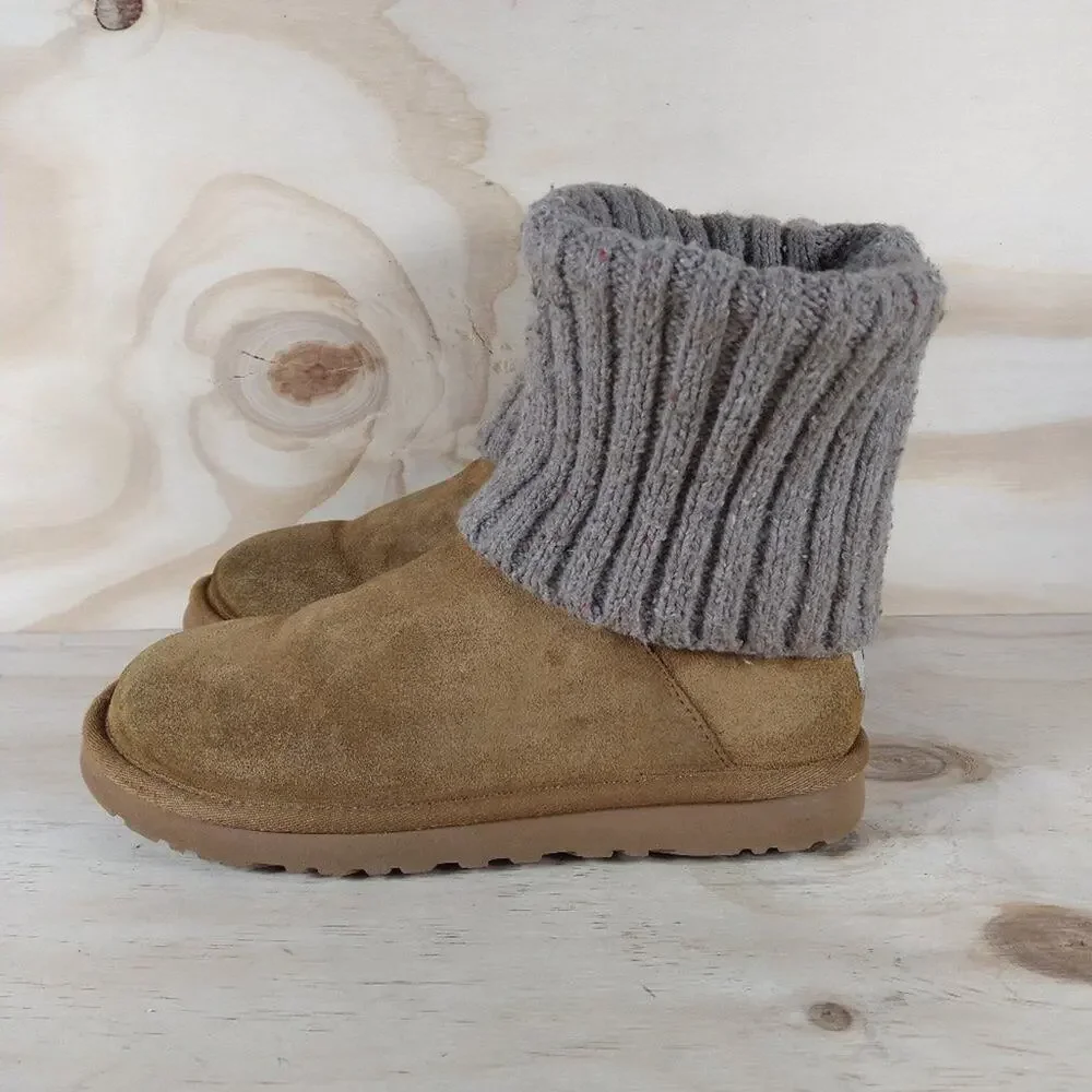 UGG Australia - ''Cambridge'' - Boots - Brown/Gray - Women's - 7 - S/N 1003175
